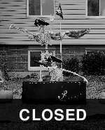 Skeletons  — Halloween lights in Hamilton , OH