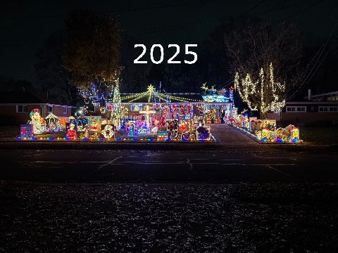1050 Gail Avenue — Christmas lights in Fairfield, OH