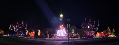 7209 Austin Woods Lane — Christmas lights in Colerain Township, OH