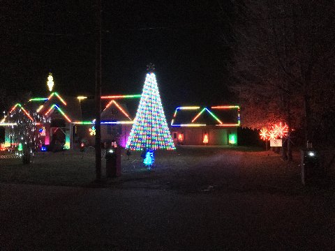 Blickensderfer Family Christmas — Christmas lights in Gnadenhutten, OH