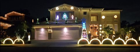 Benevente Light Show  — Christmas lights in Oceanside, CA