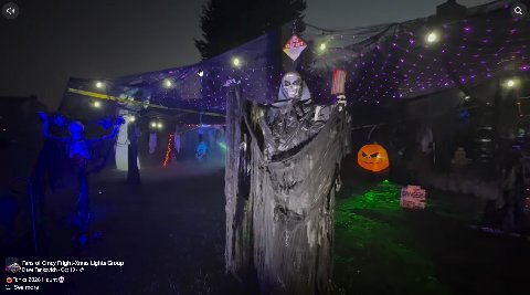 Tanks Haunt — Halloween lights in Liberty Township, OH