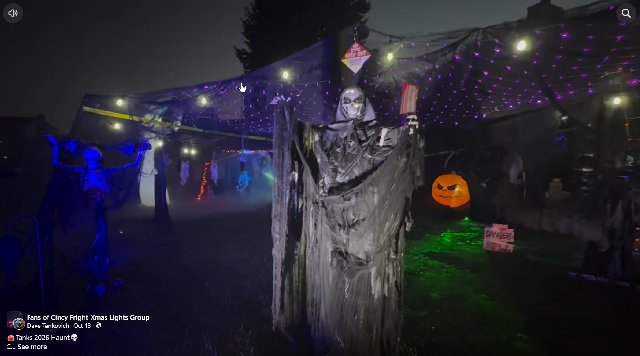 Tanks Haunt — Halloween lights in Liberty Township, OH